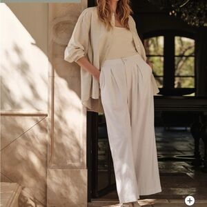 Jenni Kayne Relaxed Trouser 100% Silk-Size 4